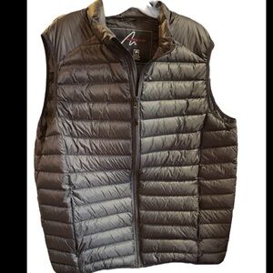 Men's Charcoal Alpine Tek 90/10 Down Vest, XL
